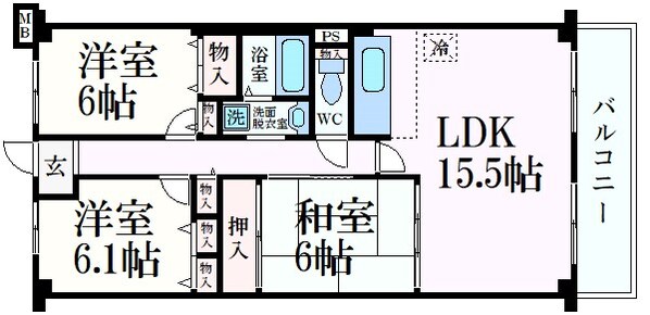 岡本駅 徒歩10分 1階の物件間取画像